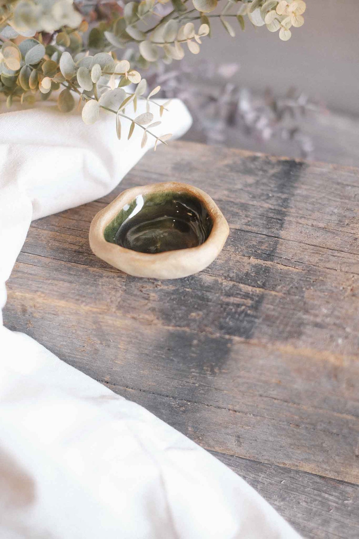 Rock Dish – Jade – Set of 3