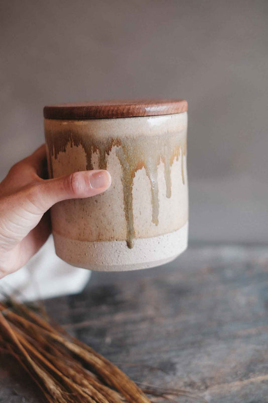 Jar with Tasmanian Oak Lid — Medium
