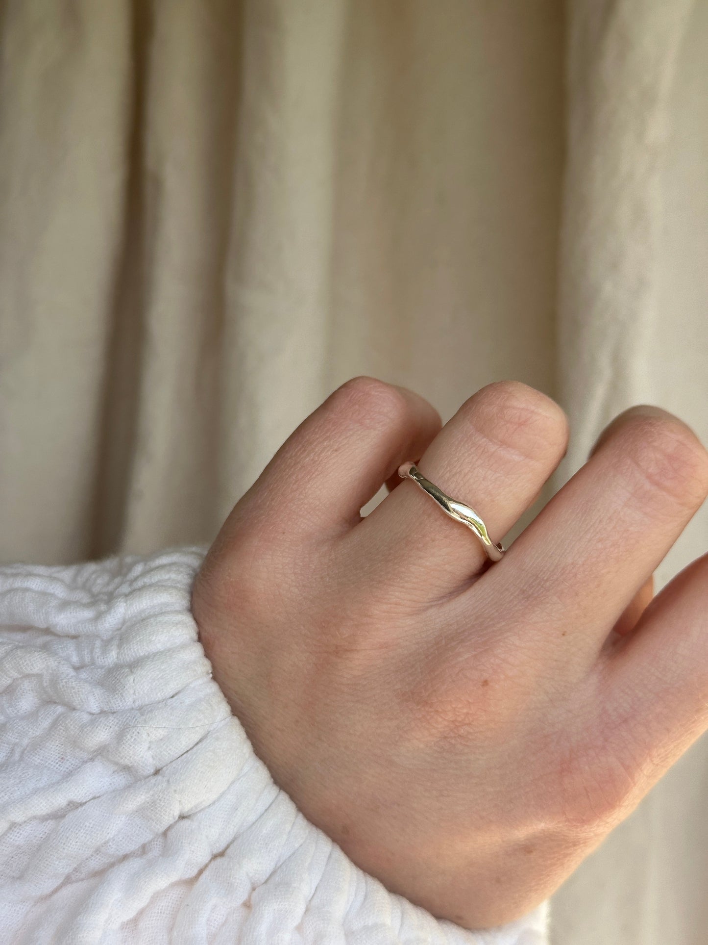 Ripple Ring | Sterling Silver