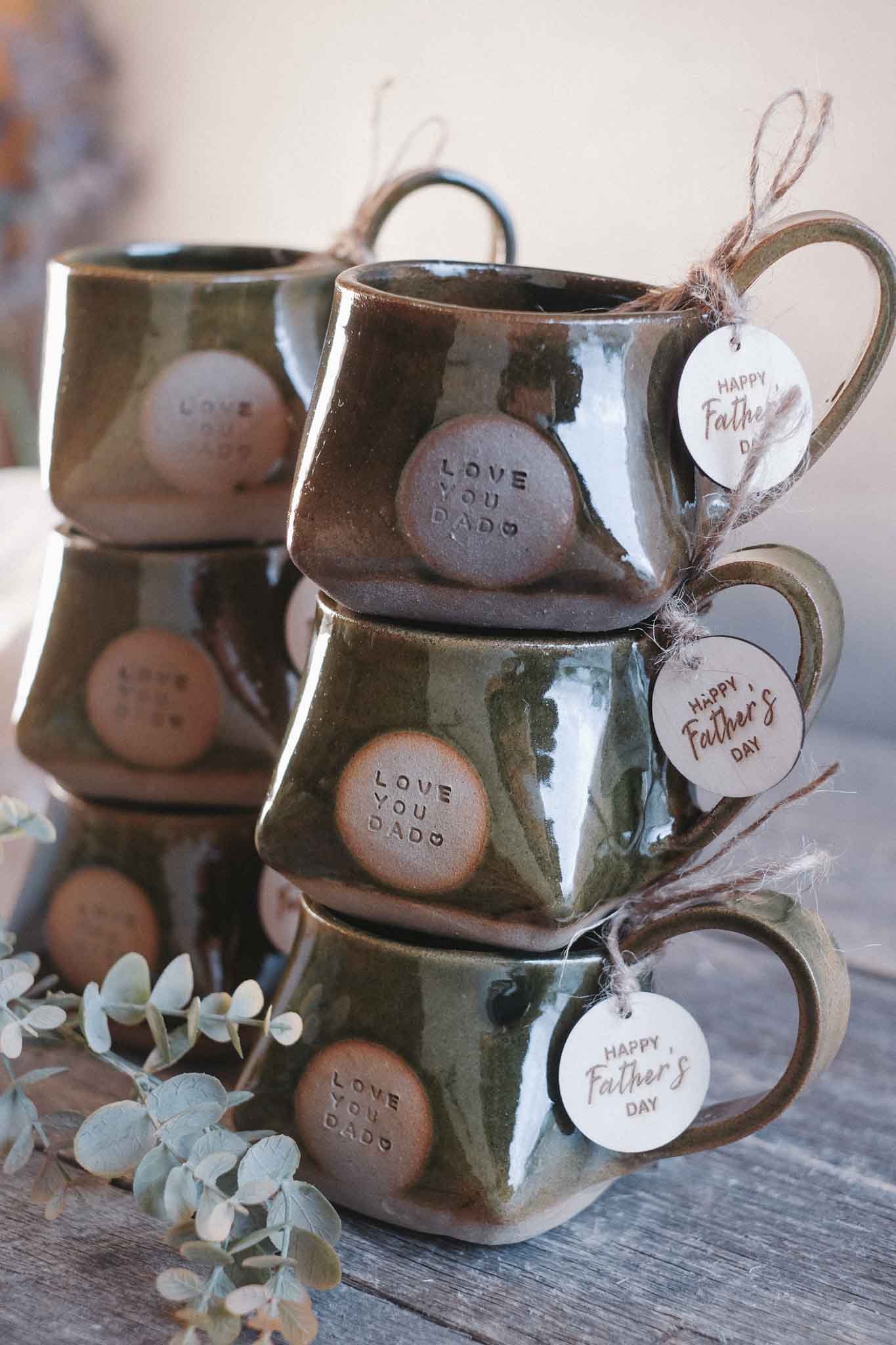 “Love You Dad" Father's Day Mug – Solid Jade