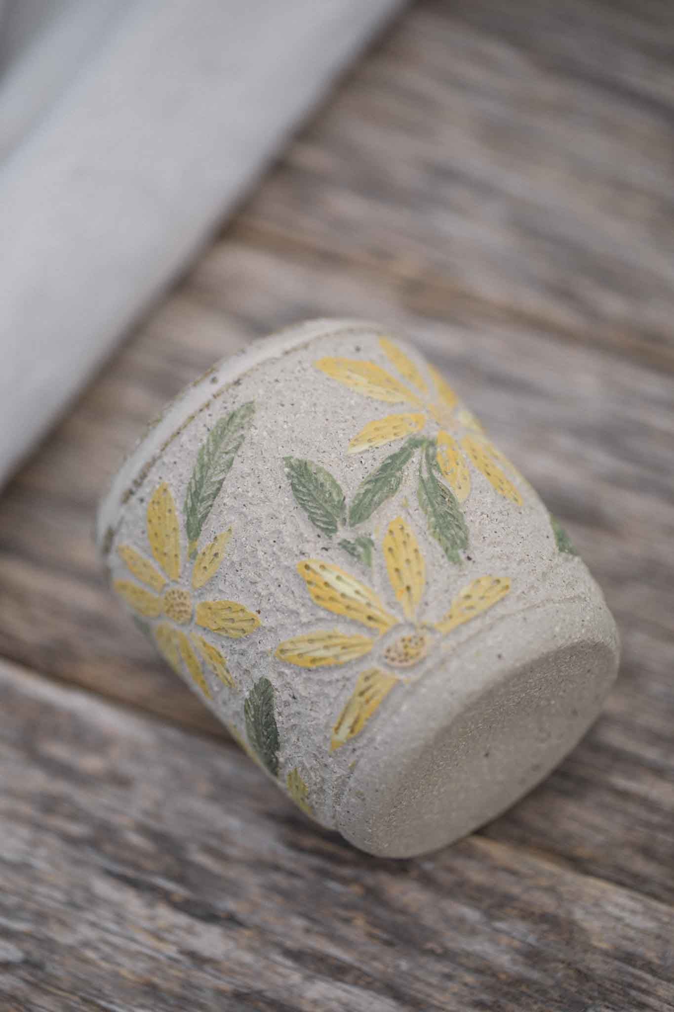Yellow Blooming Latte Cup (Collaboration with Jane Chapman)