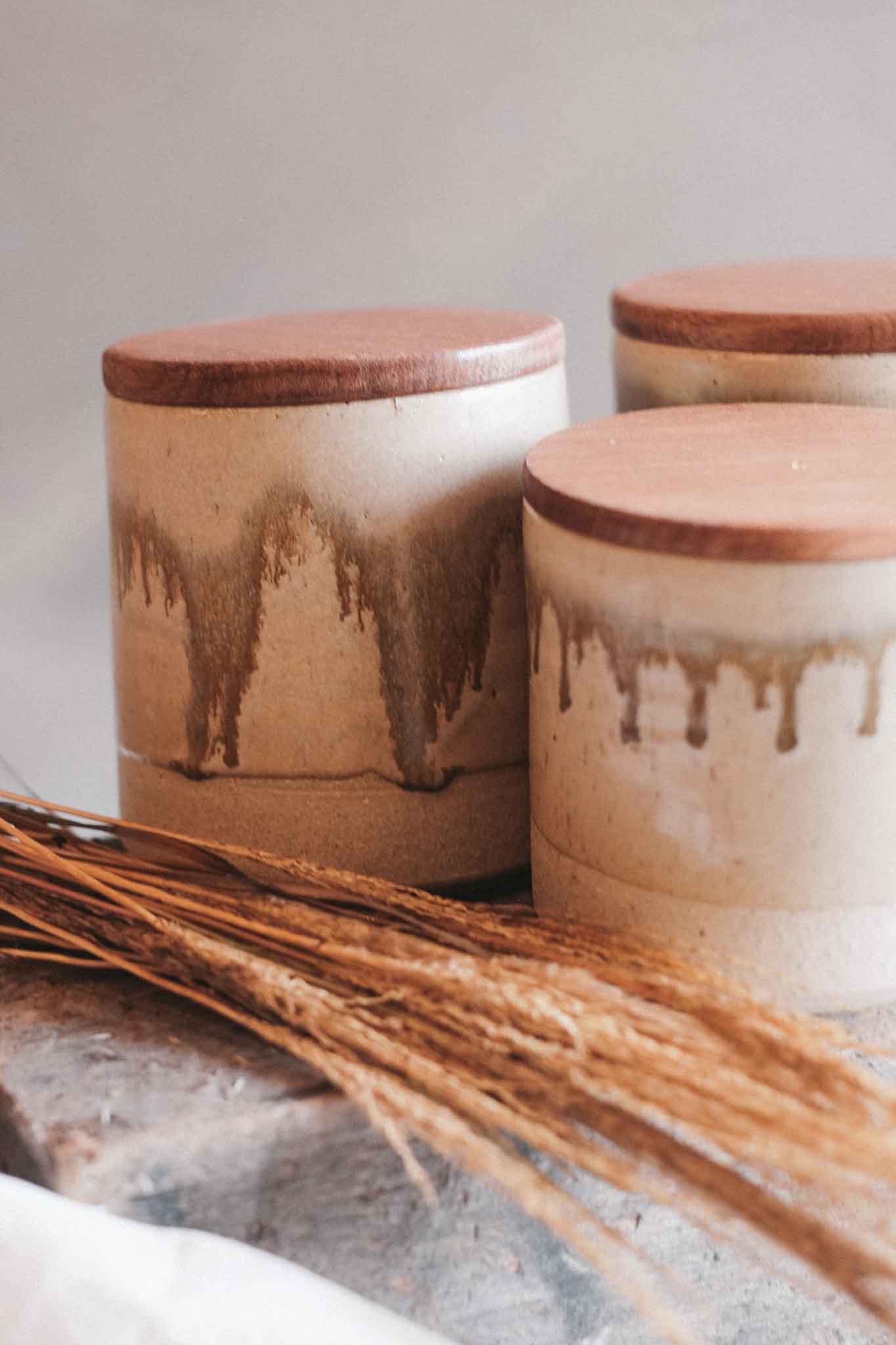 Jar with Tasmanian Oak Lid — Medium