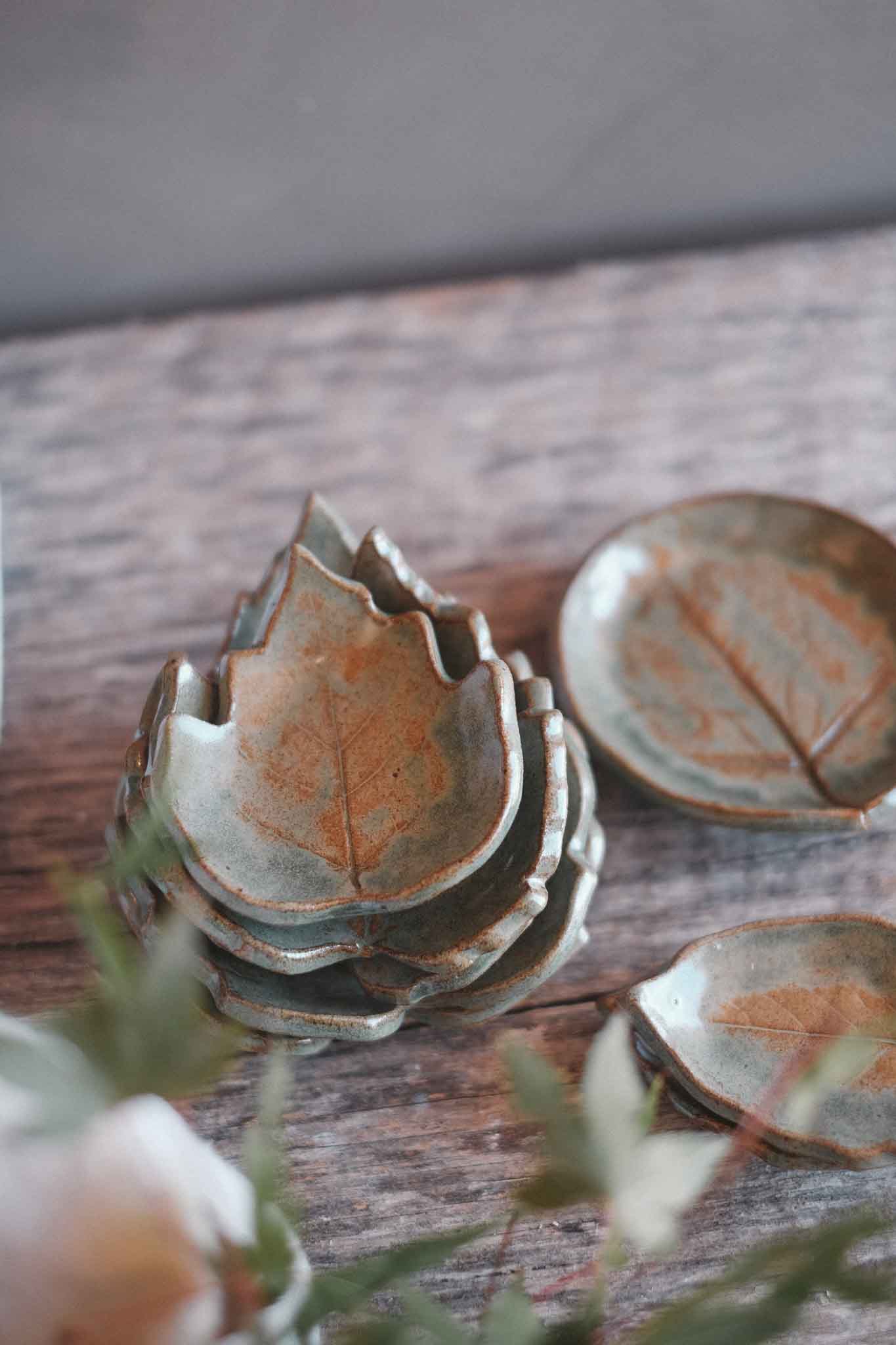 Sage Leaf Trinket Dish | Medium