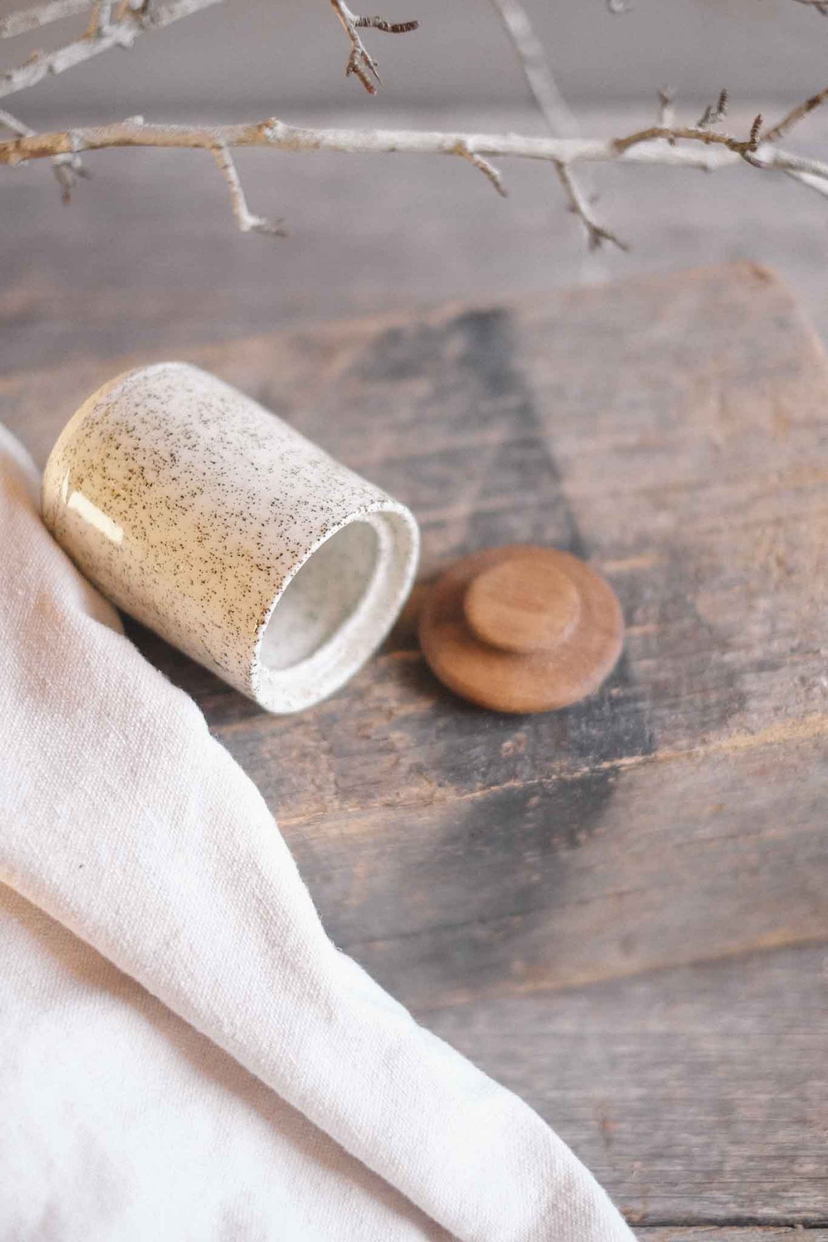 Jar with Sassafras Lid