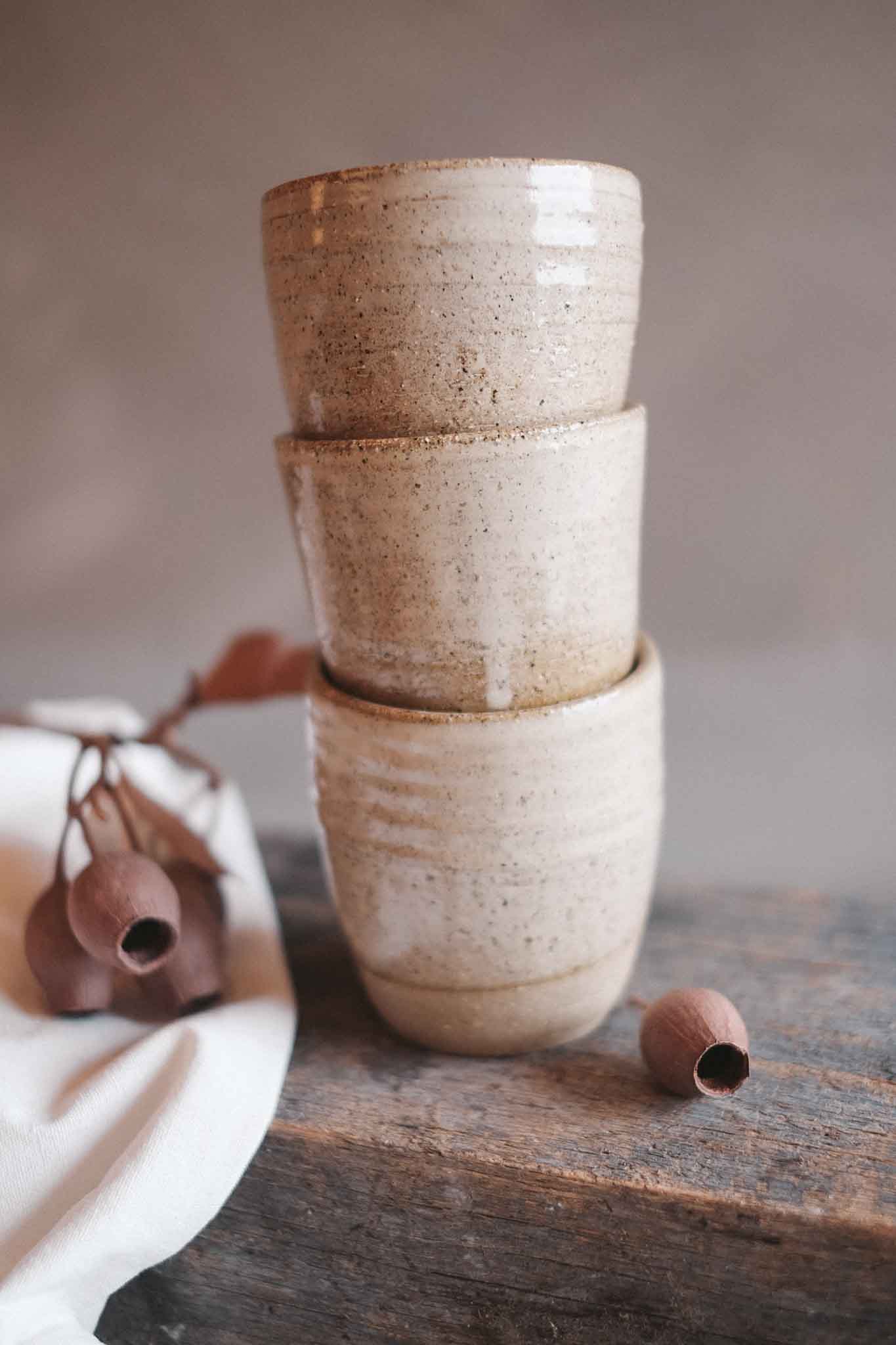 Ceramic Latte Cup — Cream