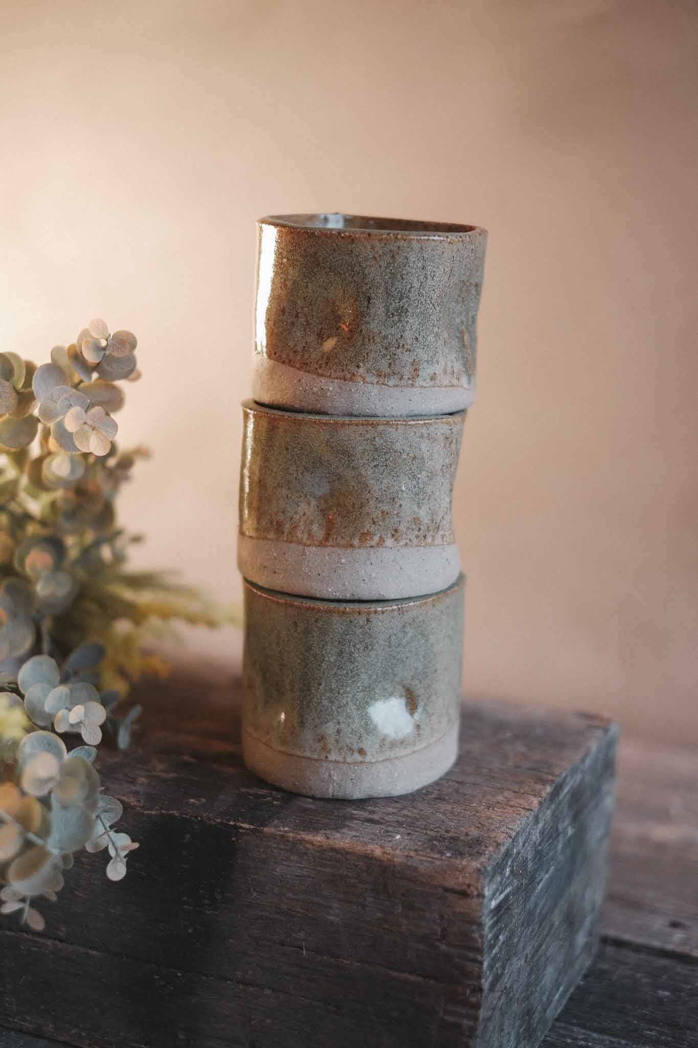 Wabi Sabi Latte Cup — Sage