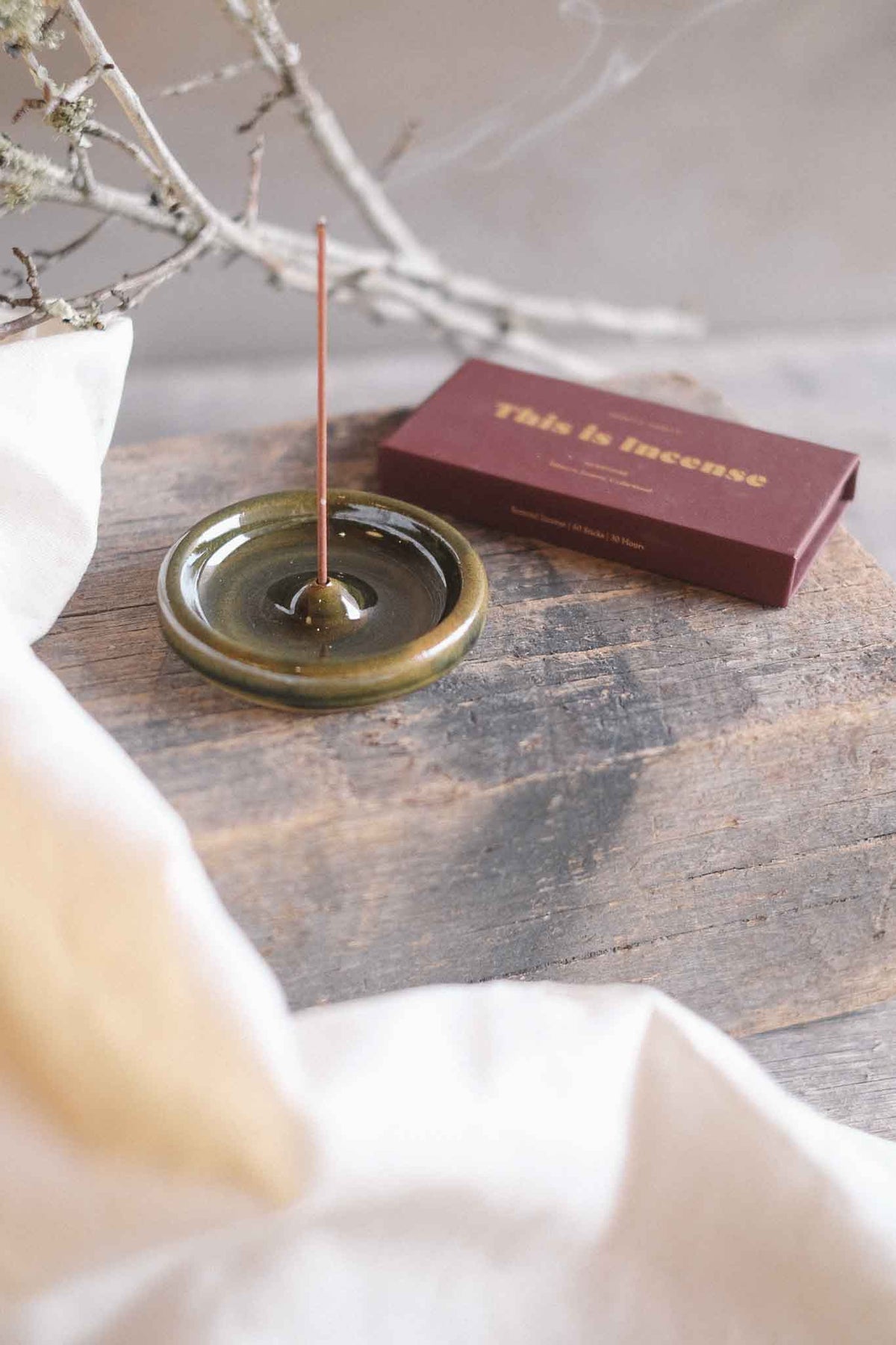 Incense Dish — Jade