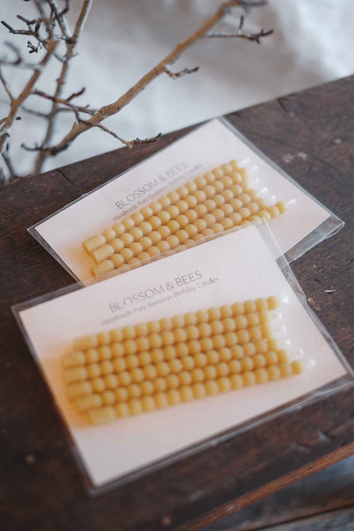 Bubble Beeswax Birthday Celebration Candle - 6 Pack
