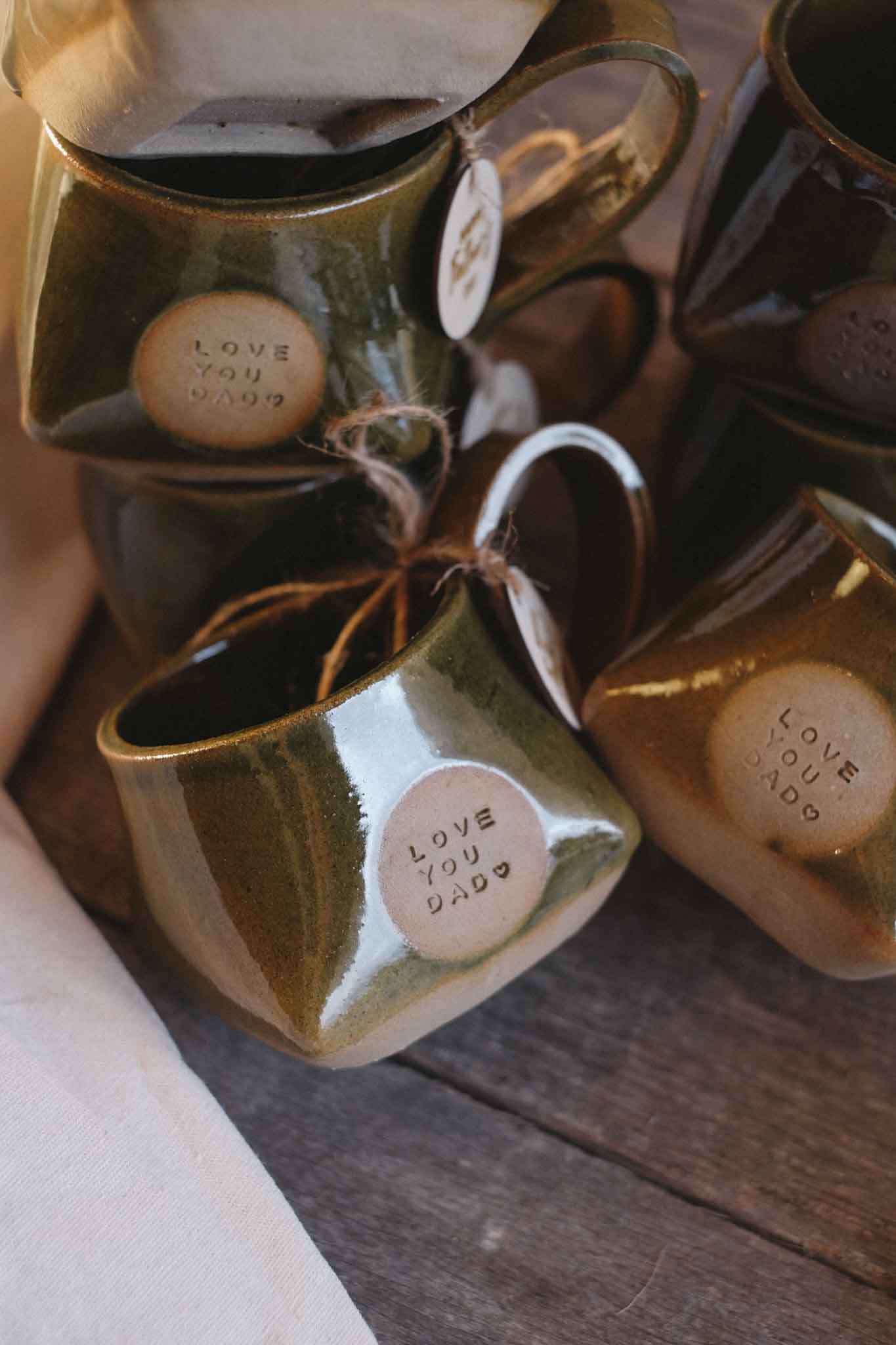 “Love You Dad" Father's Day Mug – Solid Jade