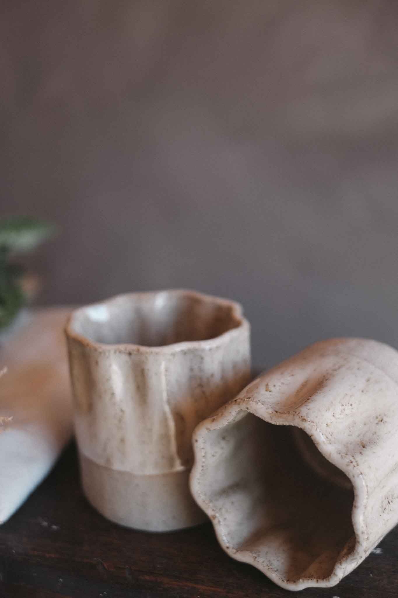 Ruffle Edge Latte Cup