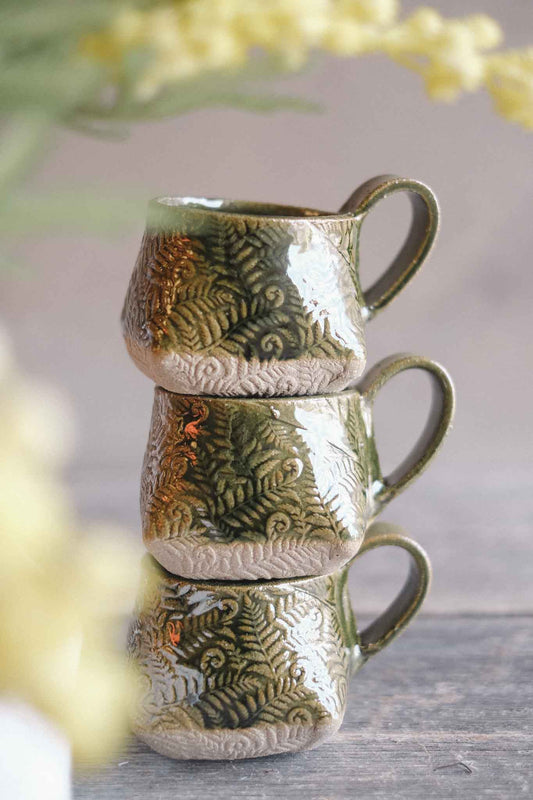 The Folded Mug — Jade Pattern