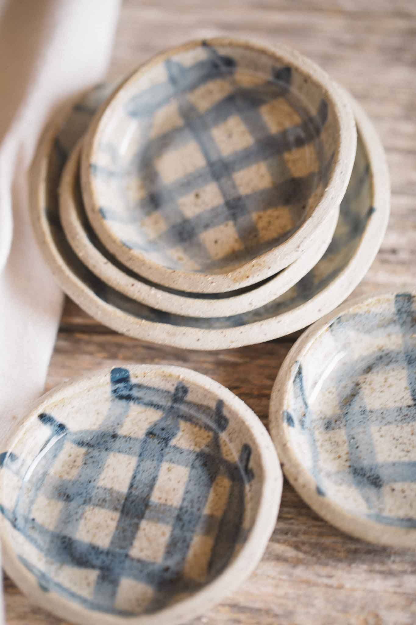Striped Trinket Dish