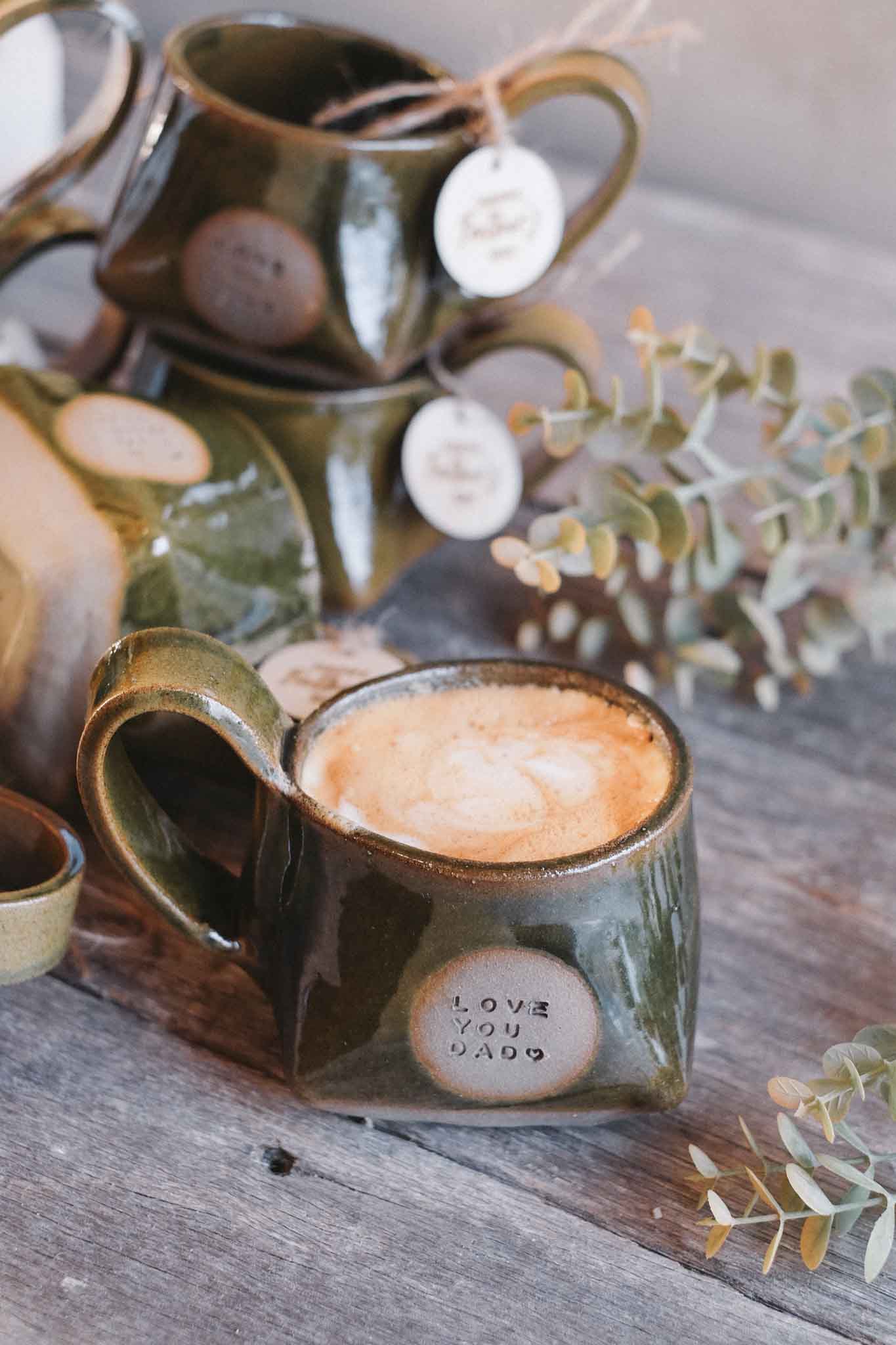 “Love You Dad" Father's Day Mug – Solid Jade