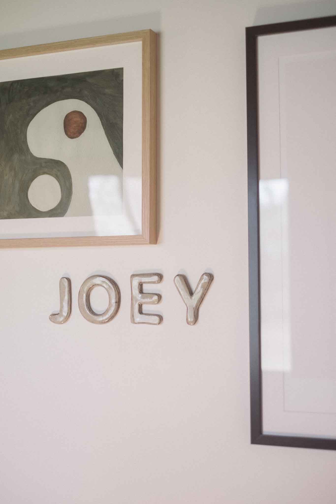 Handcrafted Ceramic Letters