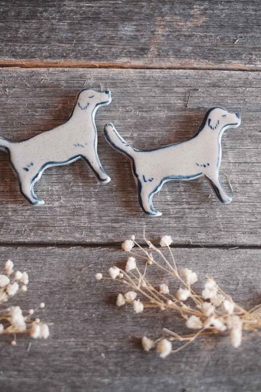 Dog | Handmade Ceramic Fridge Magnet
