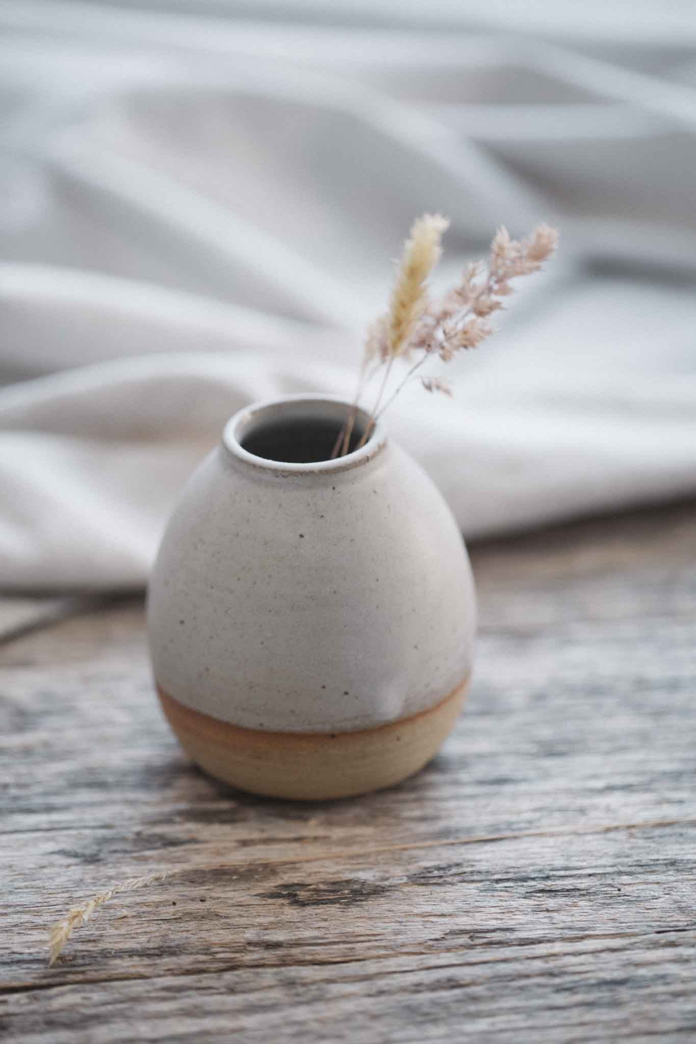 Mini Moon Jar – Tasmanian Wild Clay, Buttery Matte