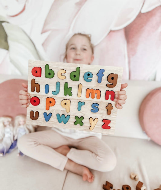 Rainbow Lower Case Letter Puzzle