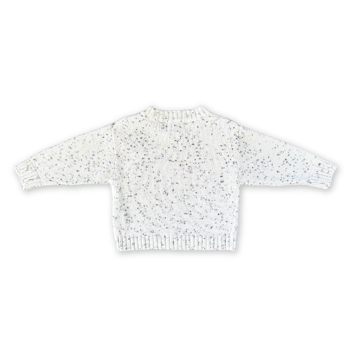 Organic Funfetti Knit Pull Over - Surf
