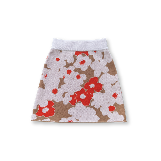 Organic Fleur Knitted Skirt