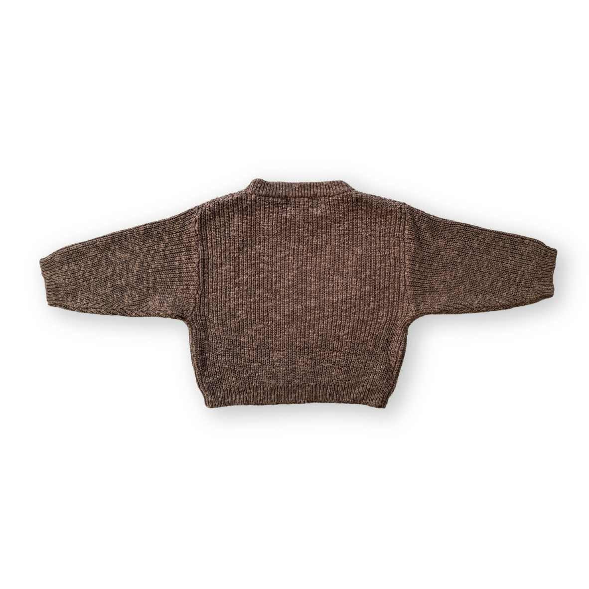 Chunky Rib Knit Pull Over - Cafe