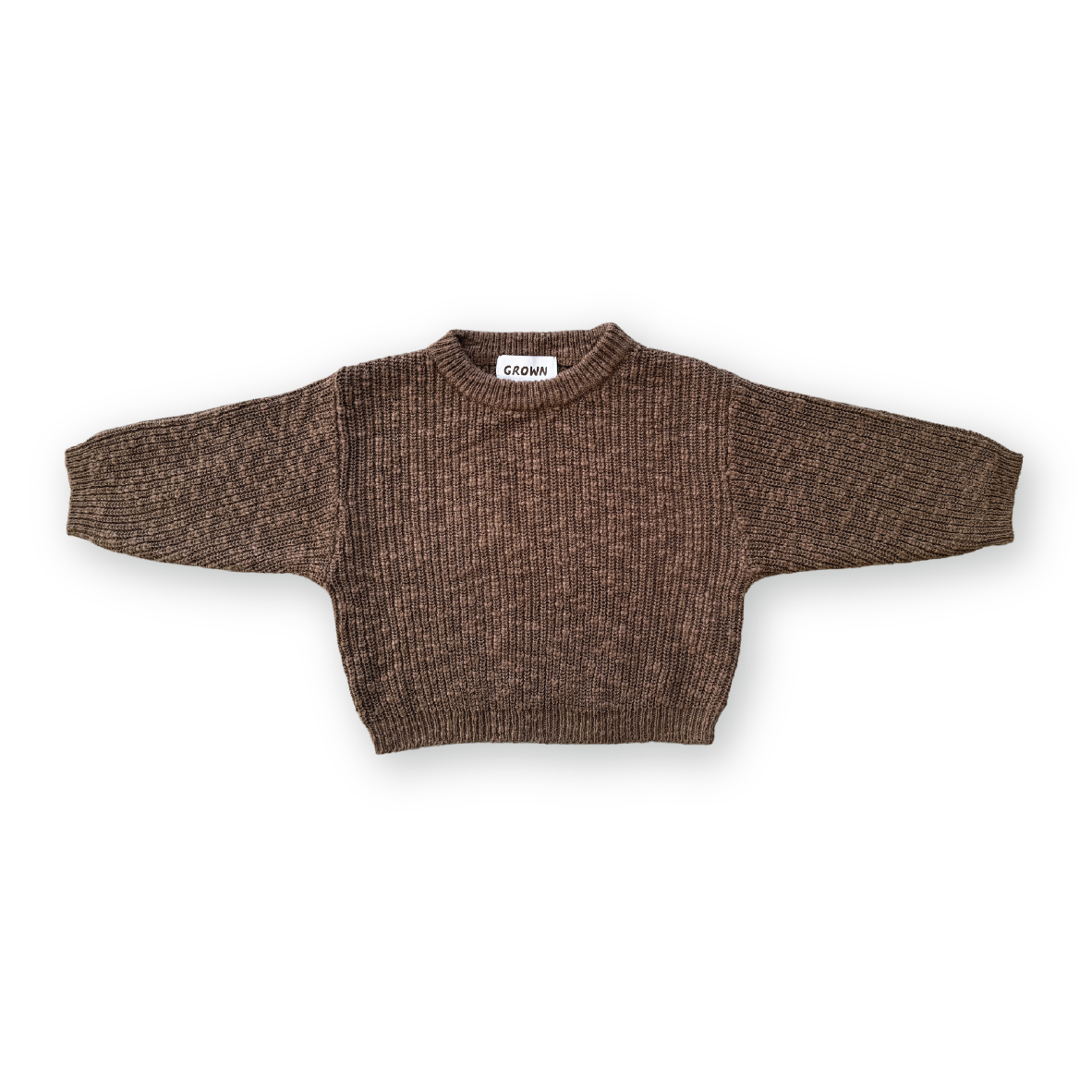 Chunky Rib Knit Pull Over - Cafe