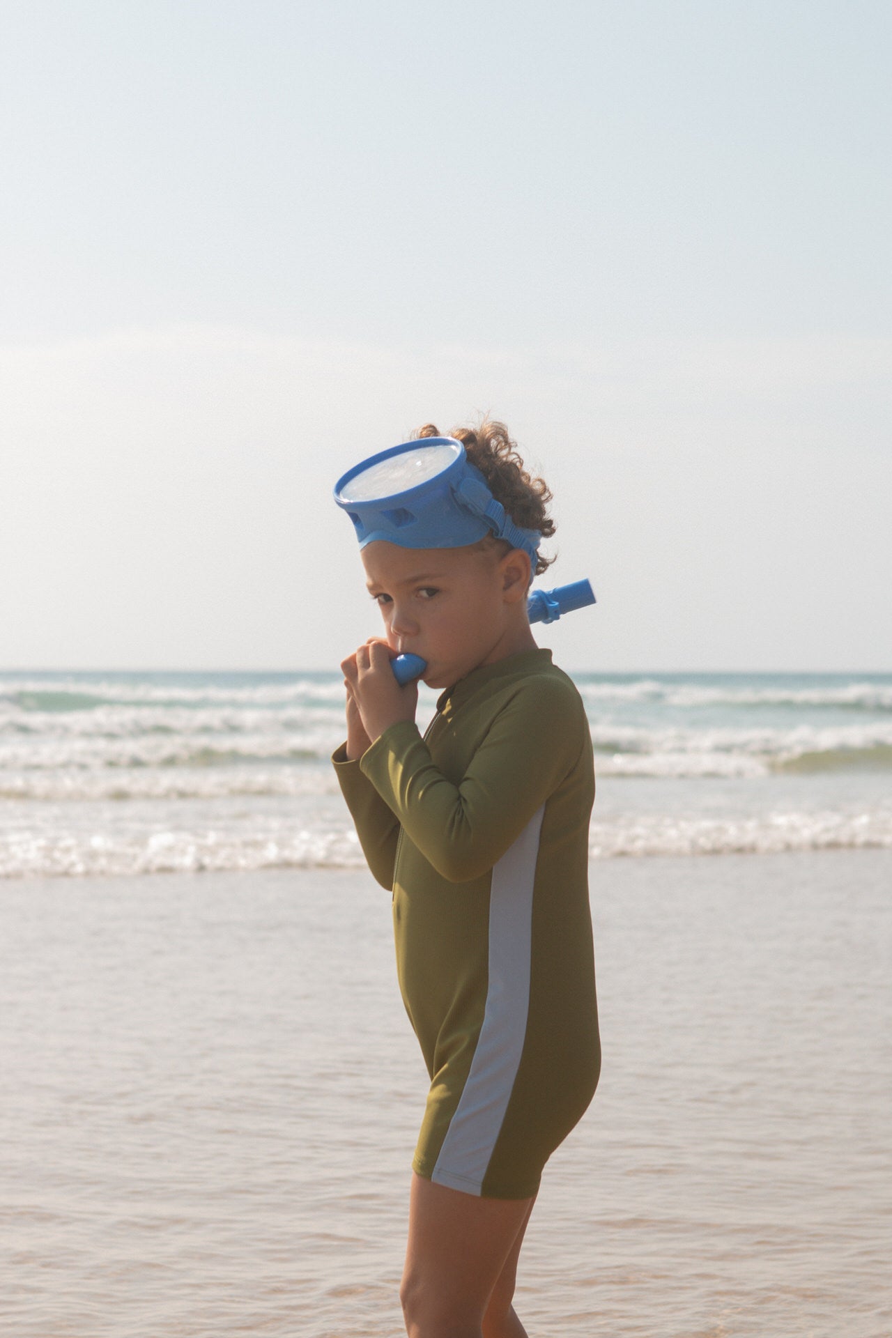 Zip Long Slv One Piece - Leaf