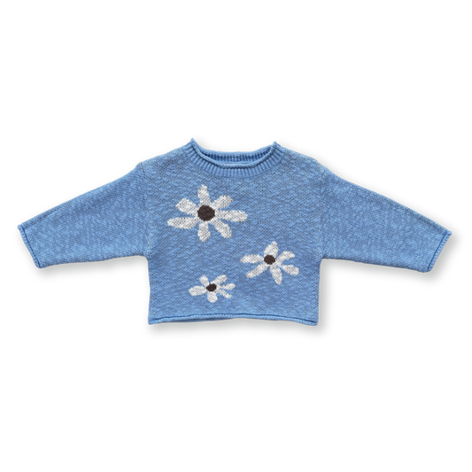 Wild Flower Pull Over - Sky