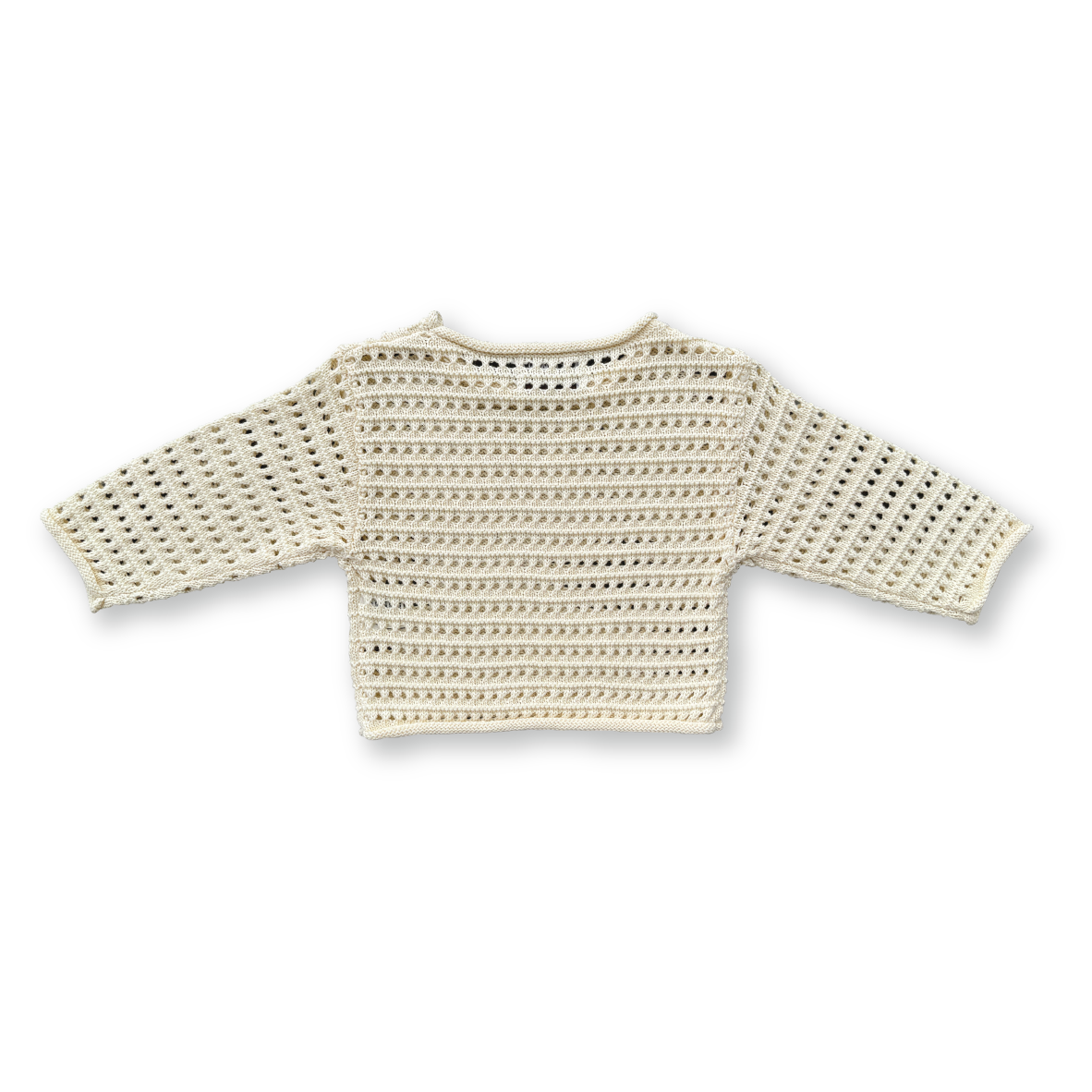 Summer Knit Pull Over - Milk