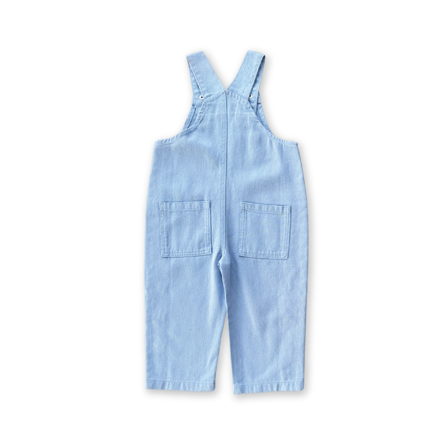 Organic Embroidery Posy Overalls