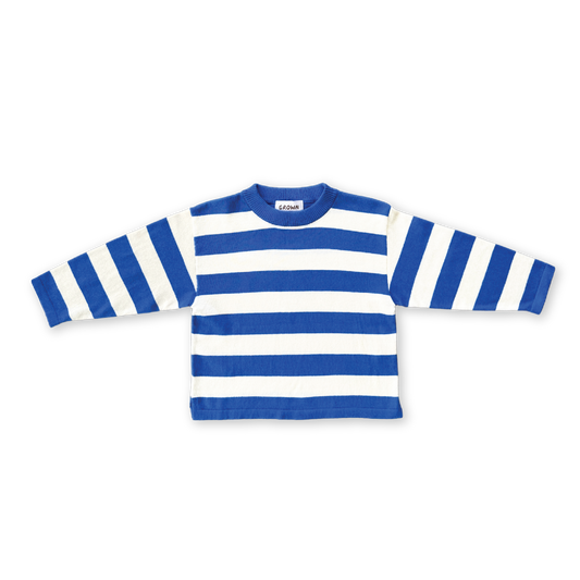 Stripe Long Sleeve Knitted Tee