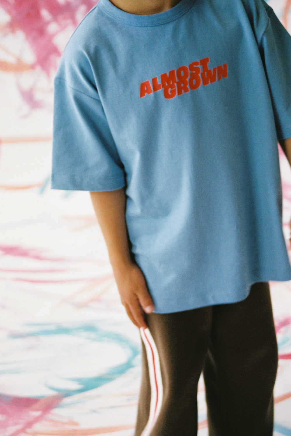 Organic Almost Grown Tee - Duck Egg