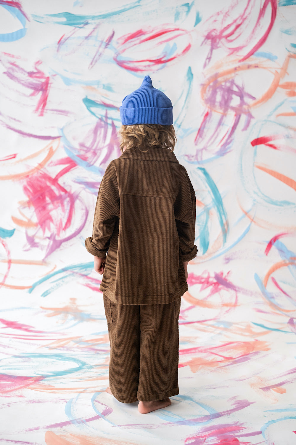 Organic Super Pixie Knit Beanie - Cobalt