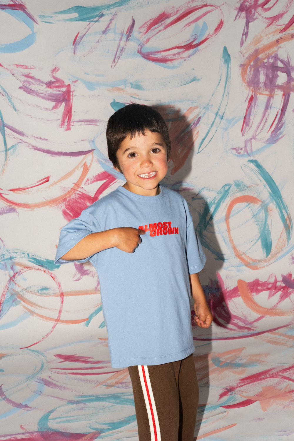 Organic Almost Grown Tee - Duck Egg