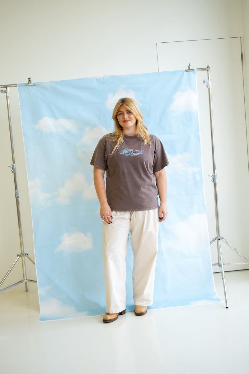Ladies Parrot Fish Tee - Dune