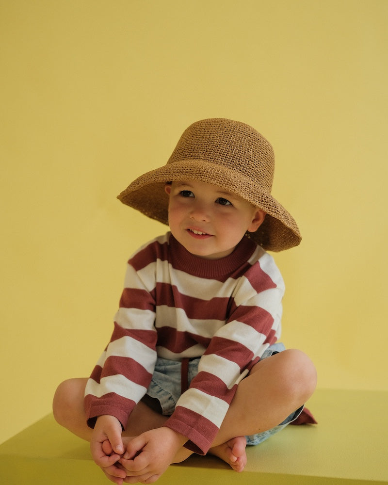 Crochet Adjustable Hat - Natural