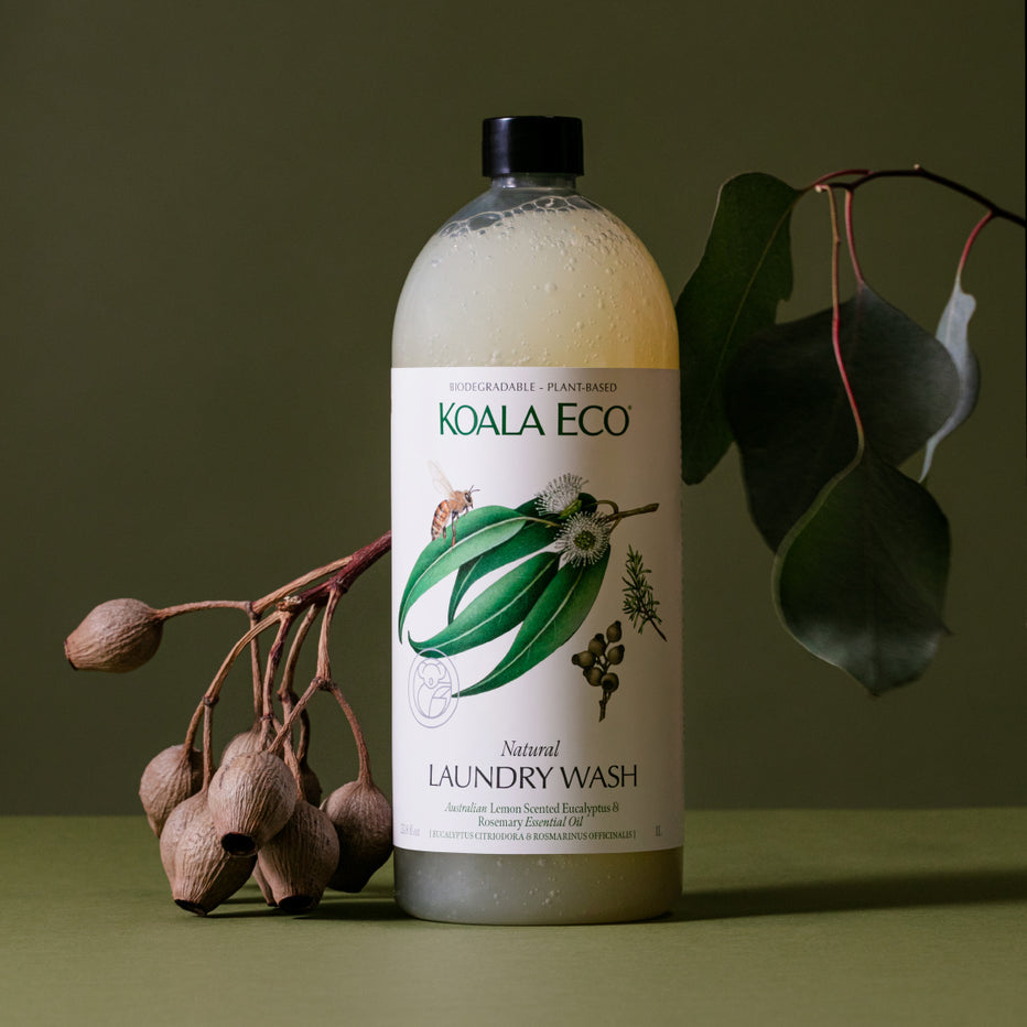 Natural Laundry Wash | 500ml/1L | Lemon Scented Eucalyptus, Rosemary Essential Oil