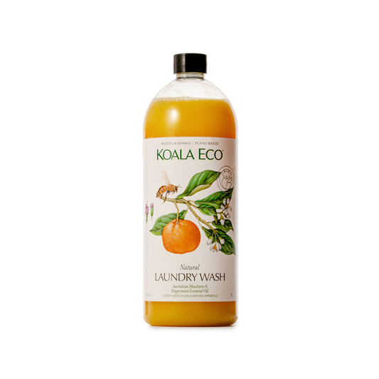 Natural Laundry Wash | 500ml/1L | Mandarin, Peppermint Essential Oil