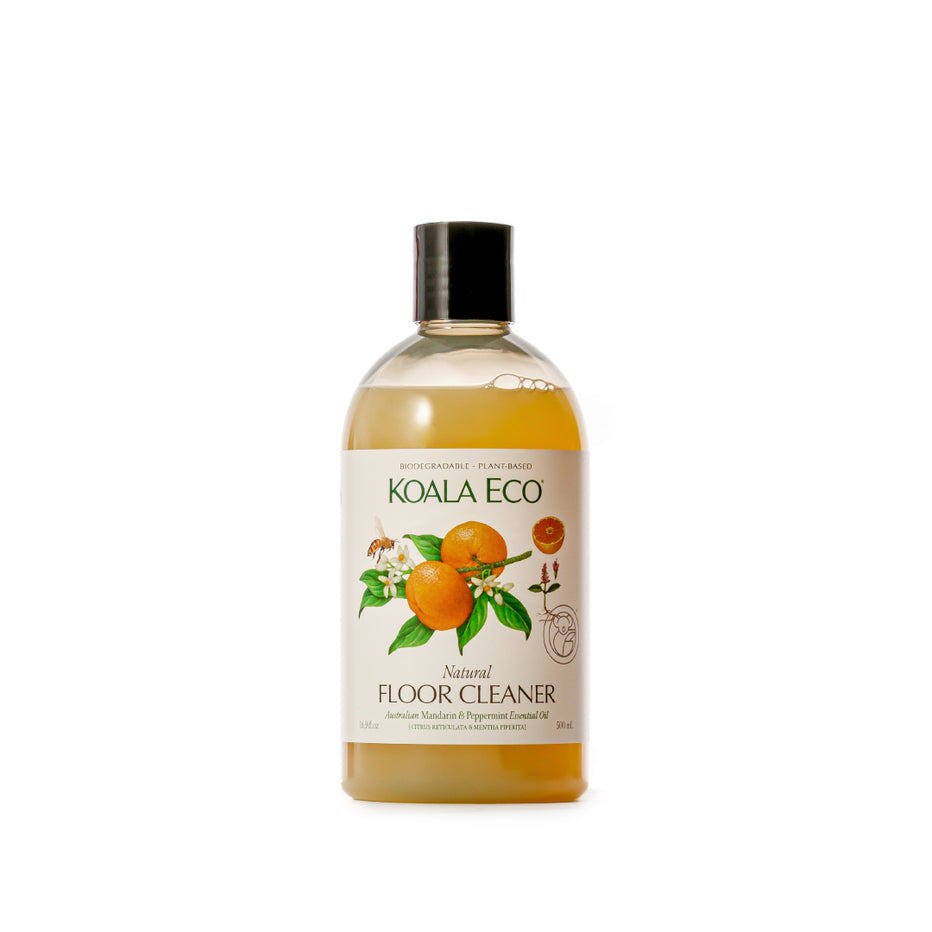 Natural Floor Cleaner | 500ml/1L | Mandarin, Peppermint Essential Oil