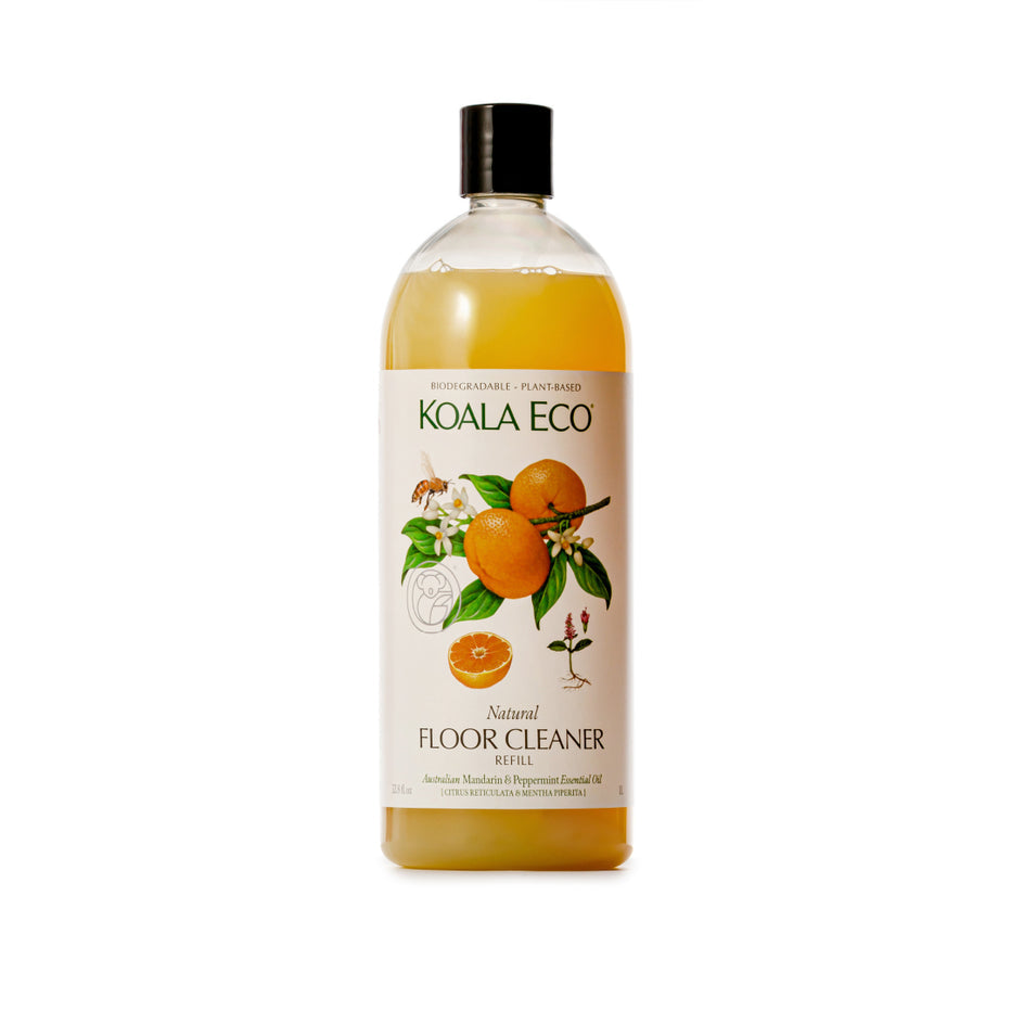 Natural Floor Cleaner | 500ml/1L | Mandarin, Peppermint Essential Oil