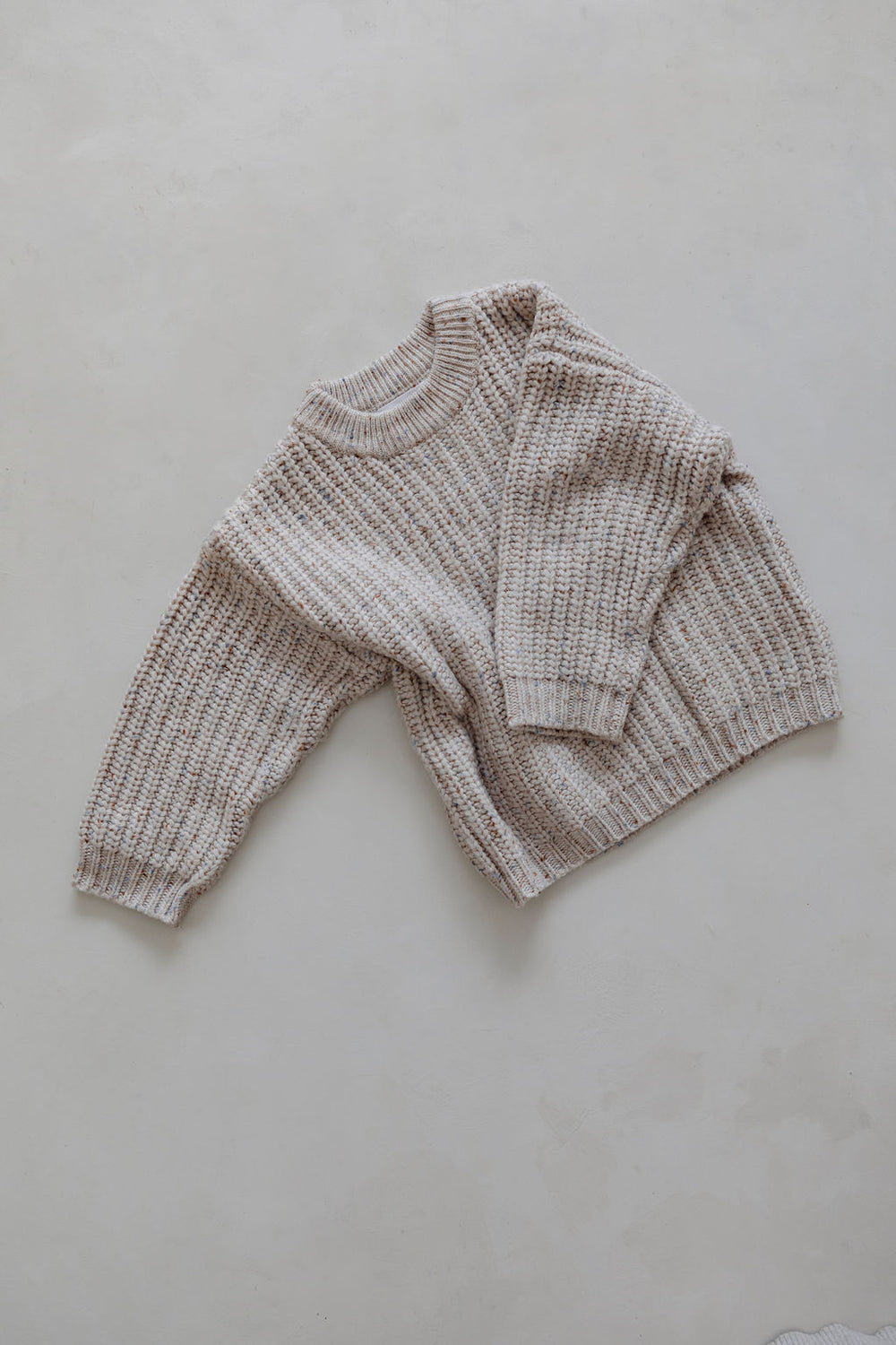 KNIT SWEATER | SKY DUST