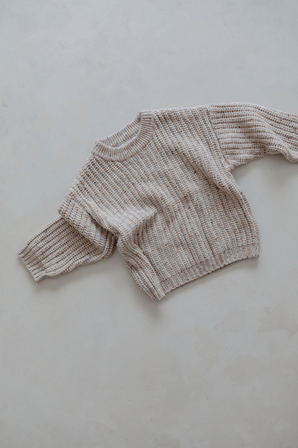 KNIT SWEATER | SKY DUST