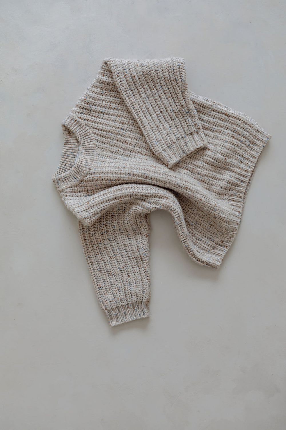 KNIT SWEATER | SKY DUST