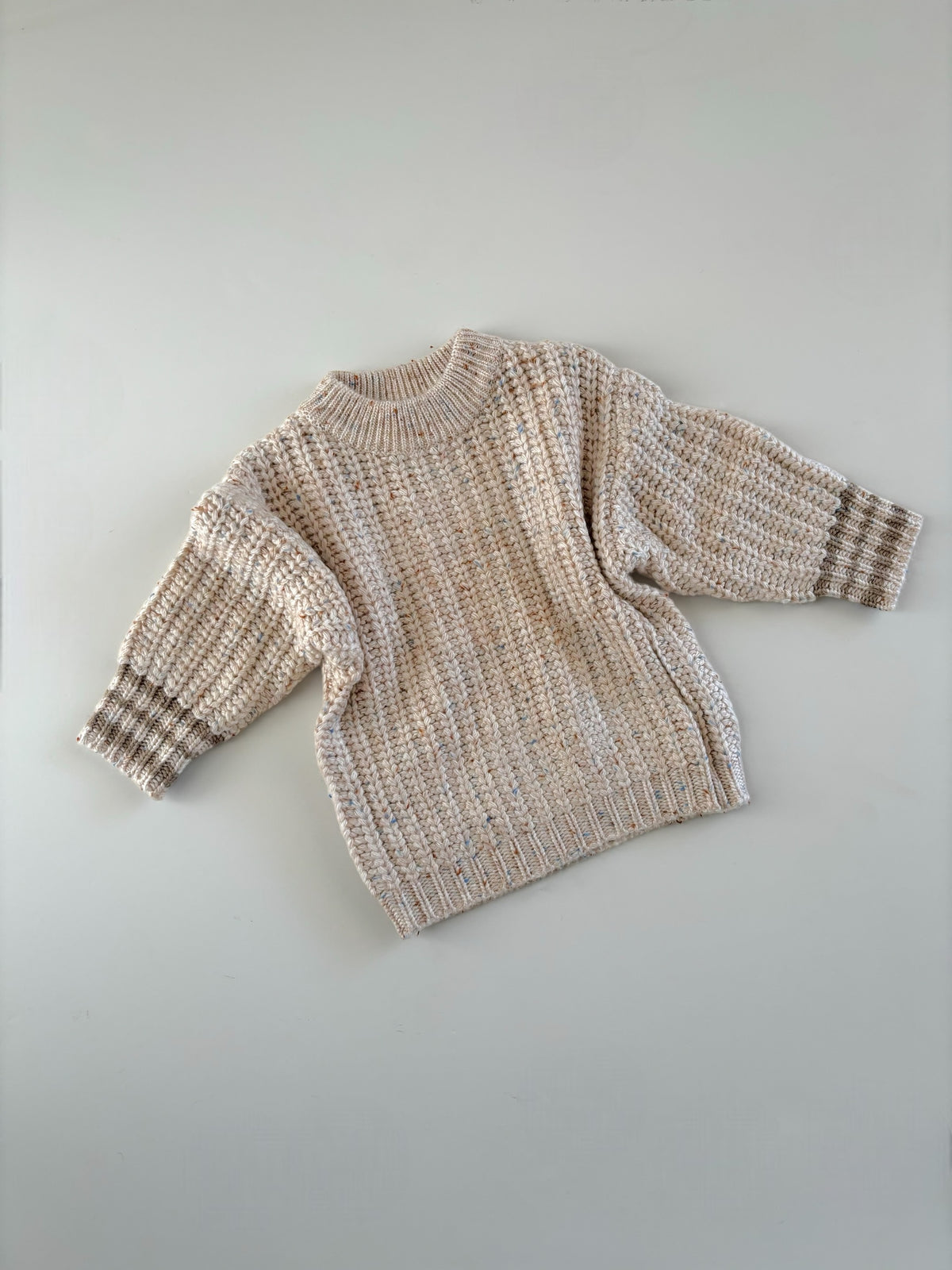 KNIT SWEATER | SKY DUST