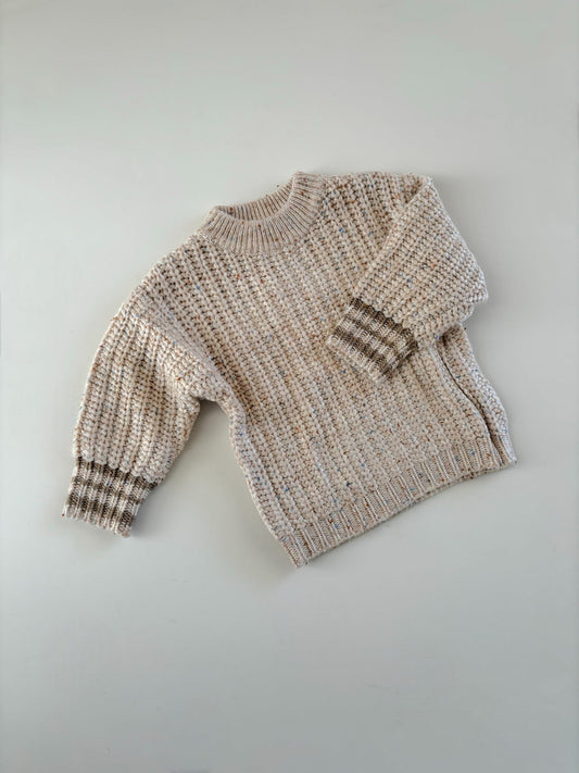 KNIT SWEATER | SKY DUST