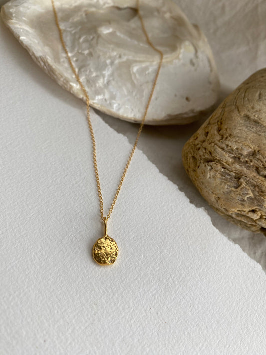 Moon Necklace | Gold Vermeil