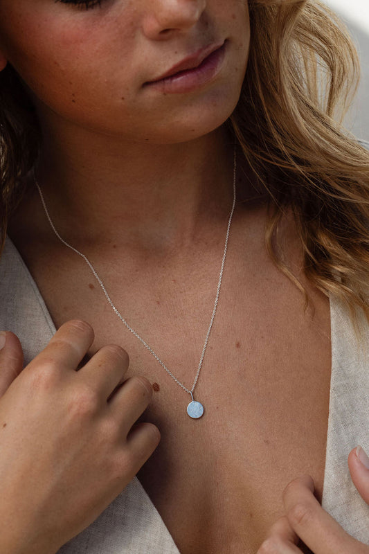 Moon Necklace | Sterling Silver