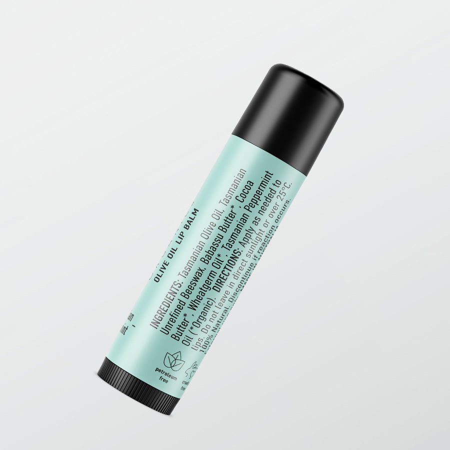 Tasmanian Peppermint Olive Oil Lip Balm