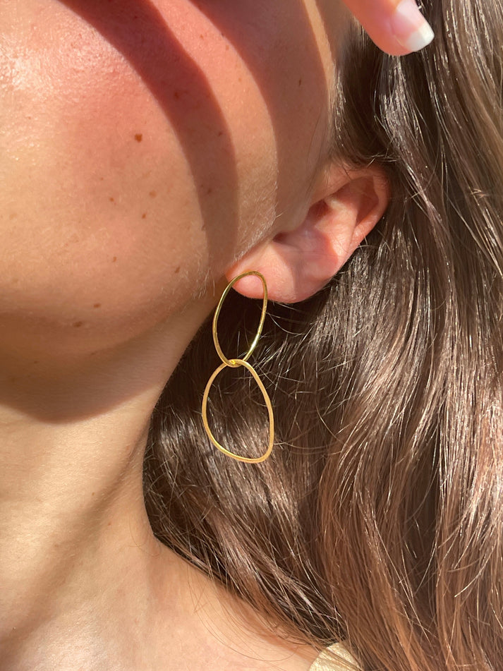 Never Apart Earrings | Gold Vermeil