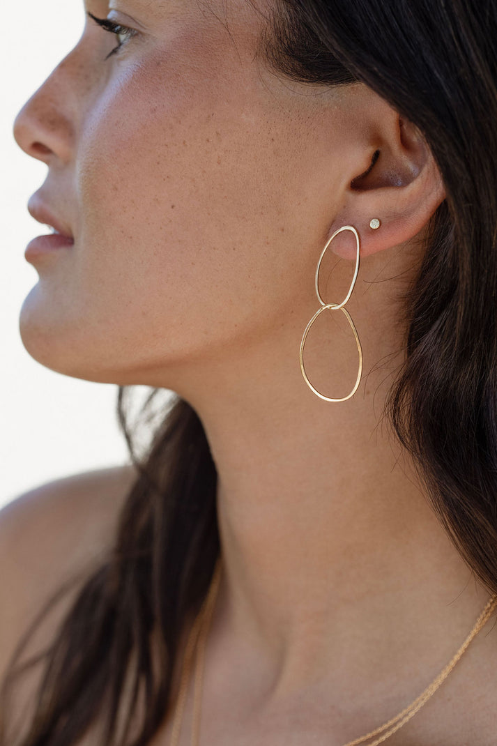 Never Apart Earrings | Gold Vermeil