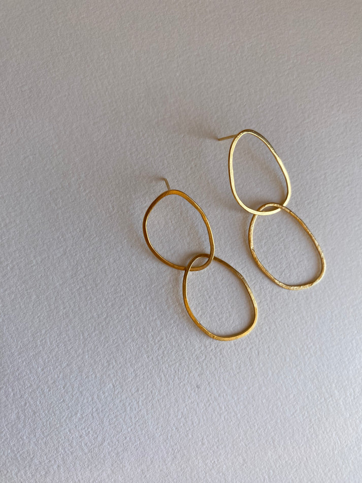 Never Apart Earrings | Gold Vermeil